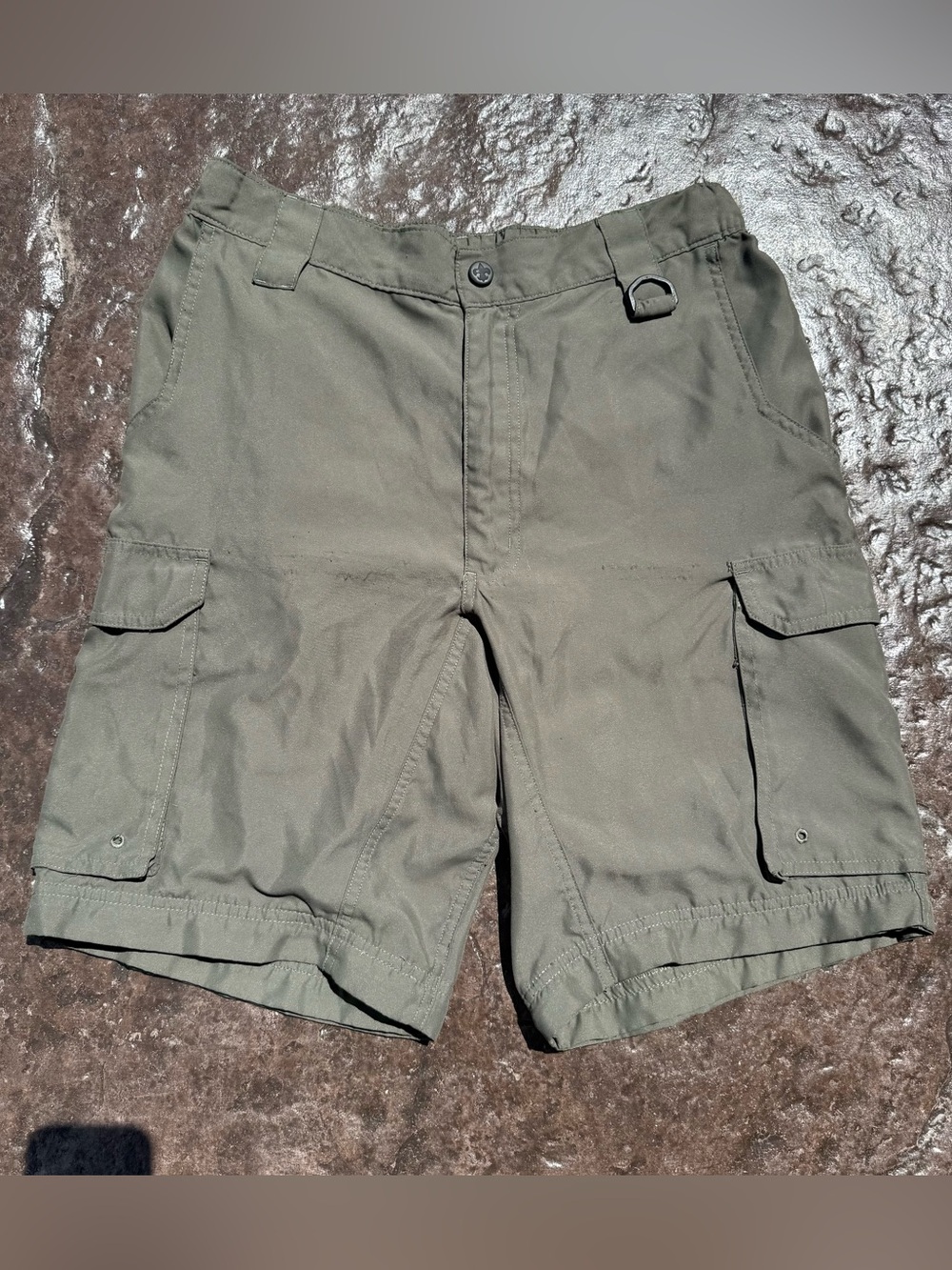 Boy Scouts Of America Uniform Switchbacks Green Cargo Outdoor Shorts Sz.S